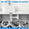 Drain Clog Cleaner for Shower and Sink, 260g Pipe Build-Up