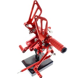 Sunrivery Motorcycle Rearsets Footpegs For GSXR750 GSX-R600 1996-2005,SV650/SV650S SV1000/S 1998-2014,GSXR1000 2000-2004