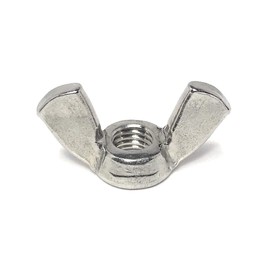 1/4-28 Stainless Steel Wing Nuts 1/4-28 Butterfly Nuts 18-8 Stainless Steel Fine Thread (10 Pieces)