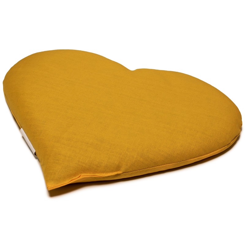 Grain Pillow Heart ca. 30 x 25 cm Mango
