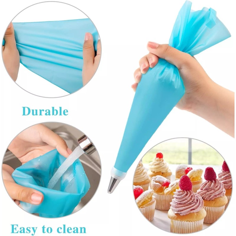Piping Bags and Tips Sets Set De 20 Bolsas Y