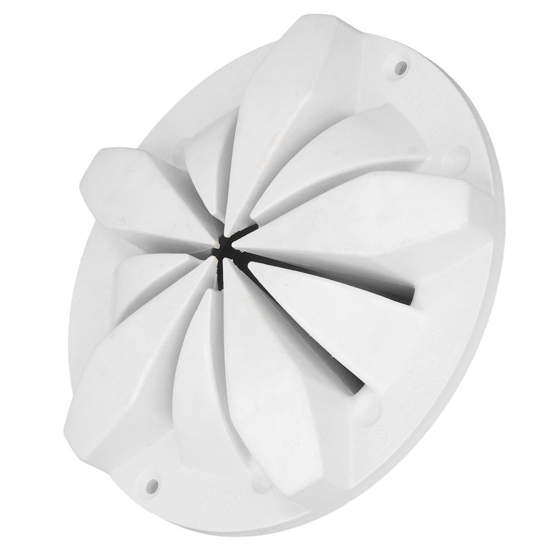 Swimming Pool Main Drain PVC White Round Hot Spring Pool