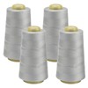 FOGAWA 4 Rolls of Sewing Thread Polyester Sewing Thread Sewing