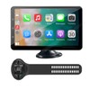 Upgraded Aple Wireless Carplay, Steering Wheel Remote Control, 9 Inch