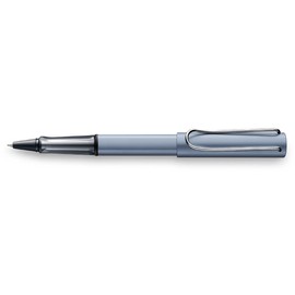 LAMY 1235649 AL-star 338 Rollerball Pen - Practical Roller Pen Made of Aluminium in Azure Anodised with Transparent Grip - With Rollerball Pen Refill M 63 Black - Line Width M