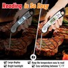 Meat Thermometer, IP67 Waterproof Digital Meat Thermometer with Backlight, Hold