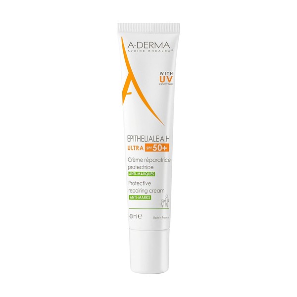 A-Derma Epitheliale A.H Ultra SPF50+, Crema Reparadora, 40ml