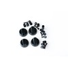 Rotary Knob Set Knob Switch Toggle Set 4 Pieces Black