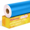 Huaxing Matte Blue Permanent Vinyl for Cricut, 12" x 50FT