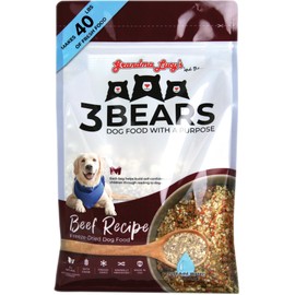 Grandma Lucy's 3 Bears Beef Dog Food - 8lb