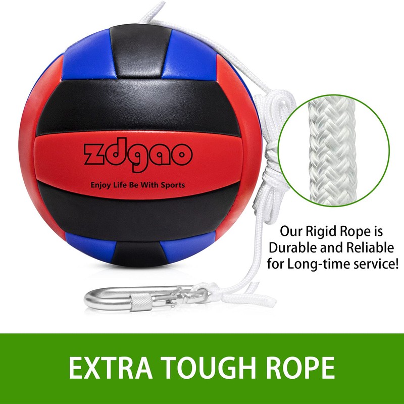 YDDS Tetherball Set, Replacement Tether Ball with Carabiner, Ball Pump