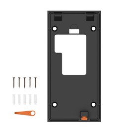 No-Drill Mount,Compatible for Ring Battery Doorbell (2024 Release) （Black）