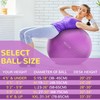 Fitvids Anti-Burst and Slip Resistant Exercise Ball Yoga Ball Fitness