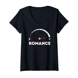 Womens Full Romance - romantic gift for woman or man V-Neck T-Shirt
