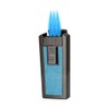 Rocky Patel CFO Triple Torch Lighter - Gunmetal and Blue