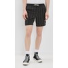 Rhythm Men's Jacquard Linen Jam Shorts 7", Black, 30