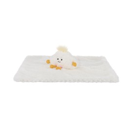 Apricot Lamb Kindliche Wolken Weiche Sicherheitsdecke Schmusetuch für Babys, Beruhigungstuch für Baby Jungen und Mädchen, 35 * 35 cm