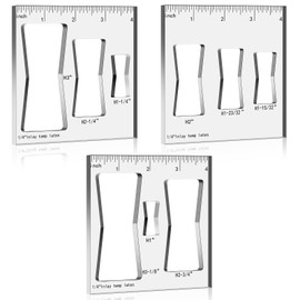 Nuanchu 9 in 3 Butterfly Router Templates for Woodworking Bowtie Router Jig Kit Decorative Jigs and Templates Butterfly Inlay Tools Accessories