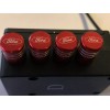 OEM 4x RED FORD Tire Valve Stem Caps For Car,