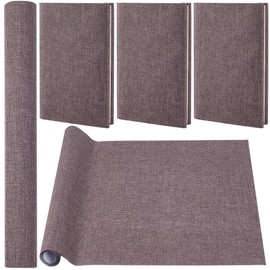 craspire 130 x 30 cm Linen Book Cloth, Coffee Colours, Books, Binder, Surface with Paper Spine, Tightly Woven Cloth, Books, Albums, Scrapbooking, Archive Cover, Protection, Bookbinding Supplies