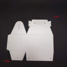 LZBRDY Gift Packing Box Metal Cutting Dies, Birthday Thanksgiving Christmas Craft Package Die Cuts