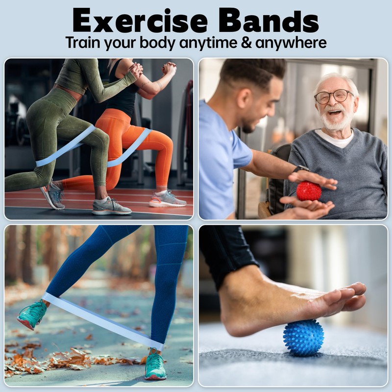 Resistance Bands for Exercise, 7-Piece Exercise Bands Set, Exercice Loop