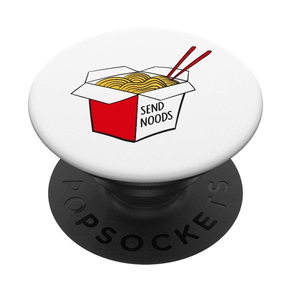 Vegan Veganism Send Noods Feminisim Plant Based Diet Seitan PopSockets