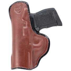 Maxx Carry Compatible with/Replacement for IWB Leather Gun Holster Fits Sig Sauer P365-XMACRO. Conceal Carry Premium Leather Inside The Waistband Holster. Right Handed.