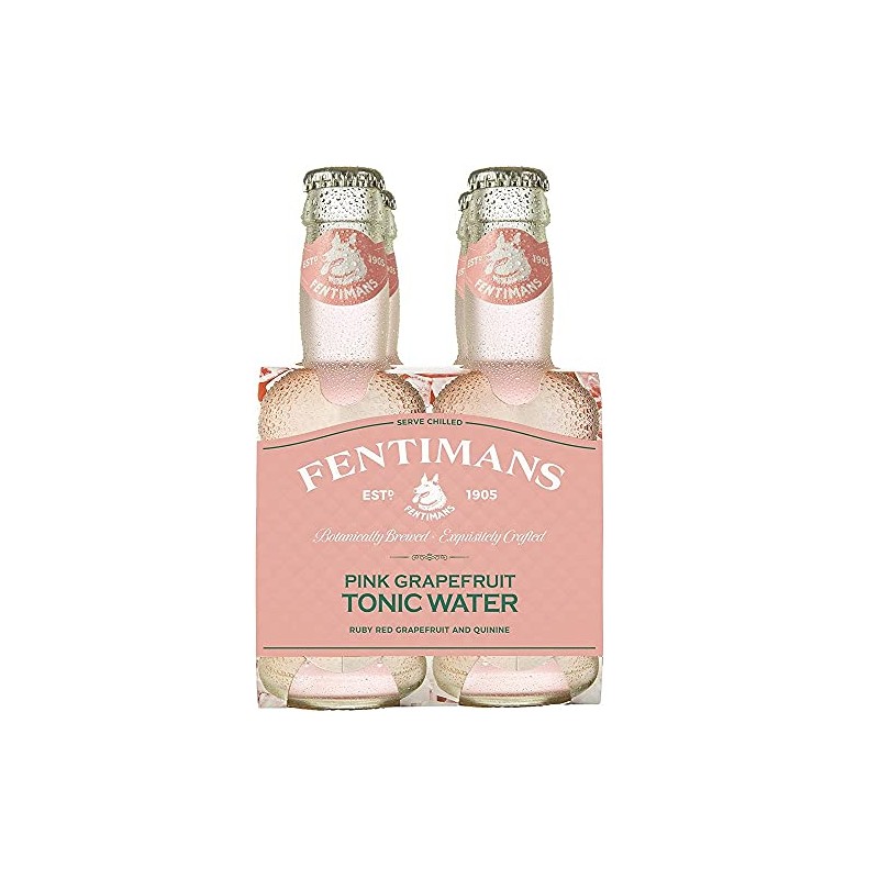 Fentimans Pink Grapefruit Tonic Water 200ml (Pack of 4)