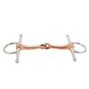 Horse Full Cheek Snaffle Stainless Steel Ring Snaffle Bit for