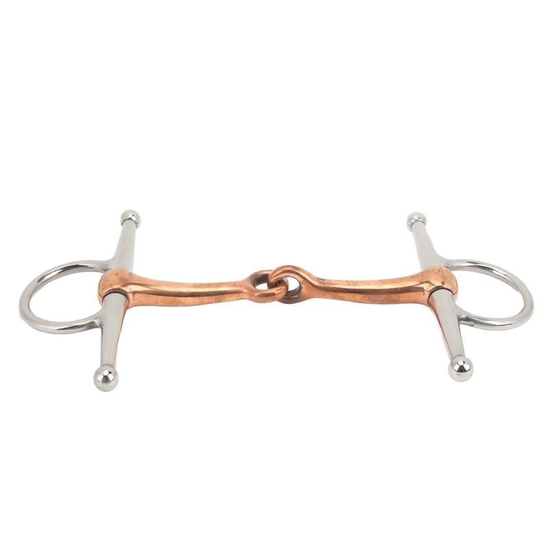 Horse Full Cheek Snaffle Stainless Steel Ring Snaffle Bit for