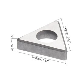 uxcell Carbide Insert Seats Shim MT1603 Turning Tool Thread Lathe Shim Seat 5Pcs