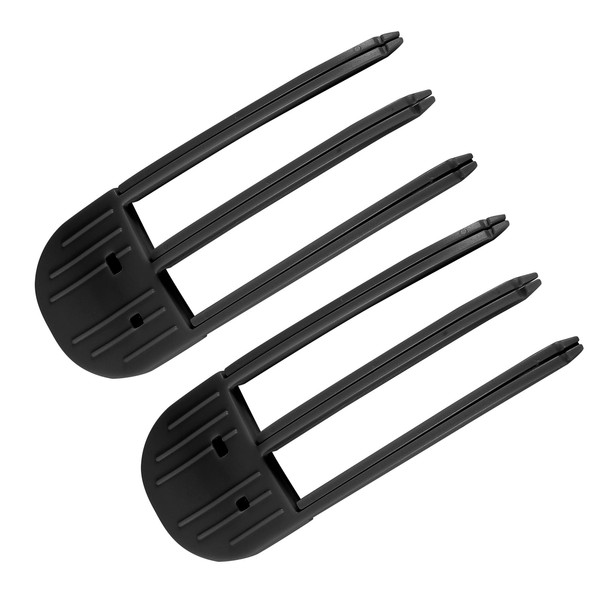 2pcs Wind Shaping Styling Combs for Fluffy Bangs, 3-Tooth Instant
