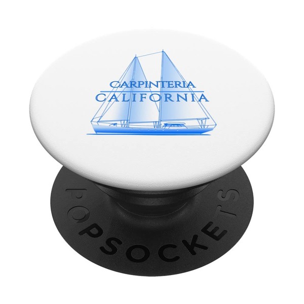 Carpinteria Coastal Nautical Sailing Sailor PopSockets Swappable PopGrip