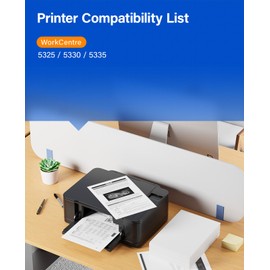 006R01159 High Capacity Toner Cartridge Black 1-Pack with chip Replacement for Xerox 5325 5330 5335 Toner Cartridges Compatible with Xerox WorkCentre 5325 5330 5335 Laser Printer Ink All-in-One Copier