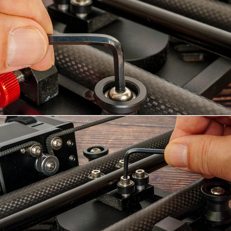 Hexagon Socket Key, 1 Piece, Hex SW 4 mm, Tool-Resistant