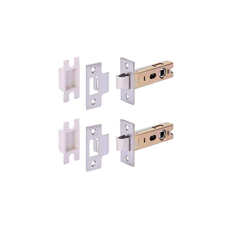 HANDLEZONE® 2 Pack 76mm / 3 inch Satin Stainless Steel
