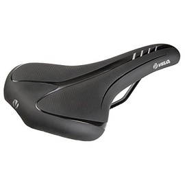 Velo Fahrradsattel FIT ATHLETE BC, schwarz, XL, 12505231