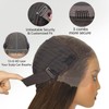 13x6 Lace Front Brown Highlight Wig for Women,Layered Wig 26Inch