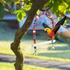 LuckyOpt Bird Swing Toy with Perch Stand and Bell, Natural