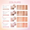 Rich color eye shadow, moist texture, plenty of transparency, gradation