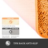 Yeaban Chenille Bathroom Rugs Non-Slip Thick Plush Bath Mat -