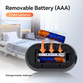 Retekess T114 Caregiver Pager, Emergency Button for Elderly, Low Battery Alert,656ft, Cancel Function, 10 Waterproof Panic Button for Nursing Home,Clinic,Resort,Salon