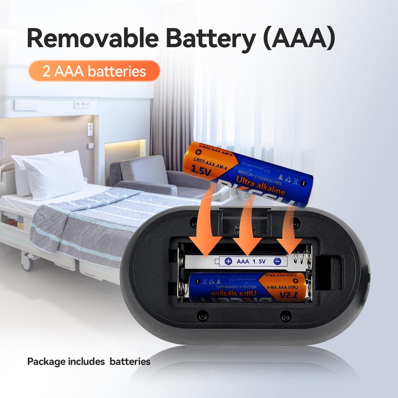 Retekess T114 Caregiver Pager, Emergency Button for Elderly, Low Battery