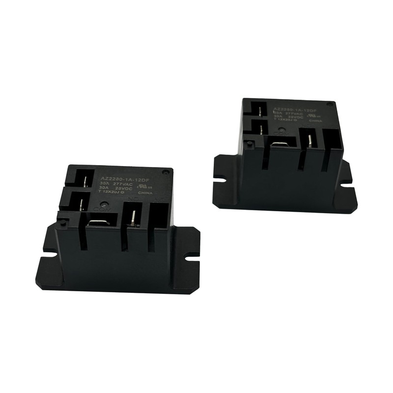 (Pack of 2) AZ2280-1A-12DF AZ2280-1A-12D 30A Mini Power Relay 12VDC