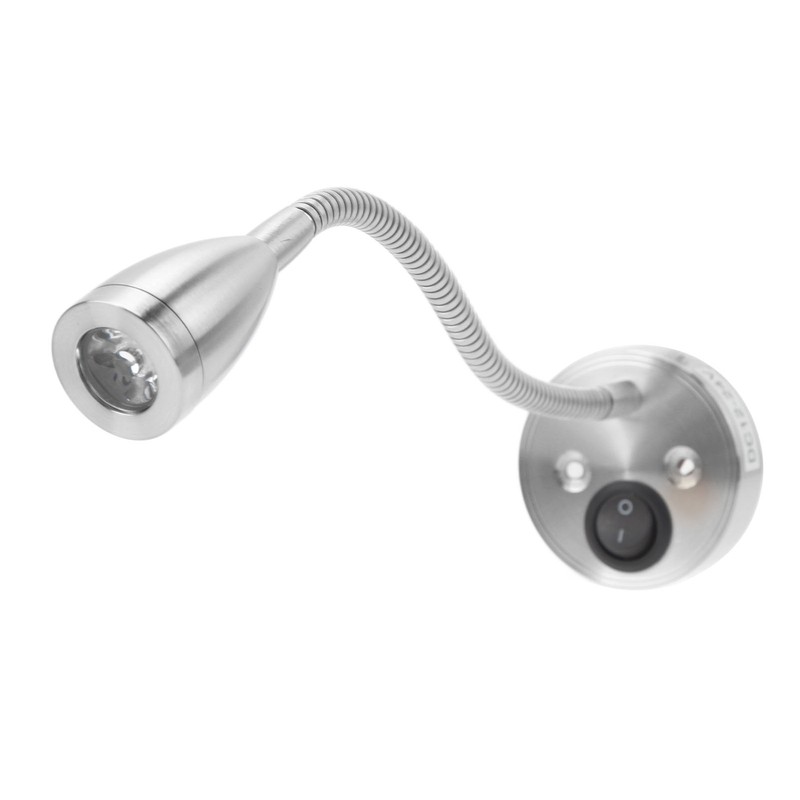 RV LED Bedside Light 360 Degree Swivel Flexible Goosneck Light
