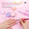 Saviland Polvo Acrílico Rosa 30g, Uñas Acrílicas, Keratina