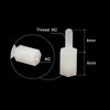 PATIKIL M2x6+6mm Male Female Standoff, 50Pcs Nylon Screws Hex Spacer