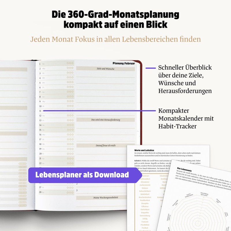 Ein guter Plan Pro 2026 - Compact Diary for More