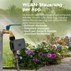 rainfactory Bewässerungscomputer WLAN mit Messinganschluss, Smart Water Timer, APP Steuerung,